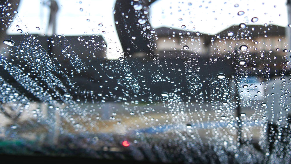 コスモ石油の洗車内