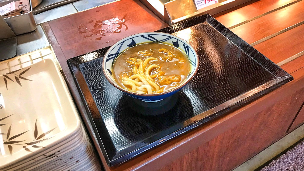 丸亀製麺「千葉ニュータウン中央」店のカレーうどん