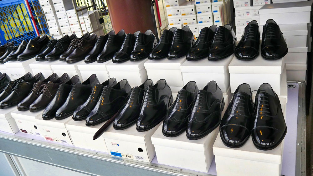 千葉刑務所製の革靴類